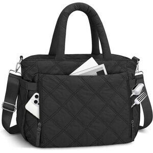 Lunch Bag Lunch Box for Women Adults, Large Capacity Insulated Quilted Puffer
